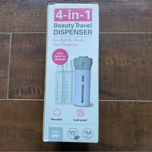 New 4-in-1 Beauty Travel Dispenser